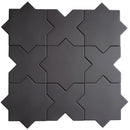 Carmel Matte Black Porcelain Star Tile | Tile Club