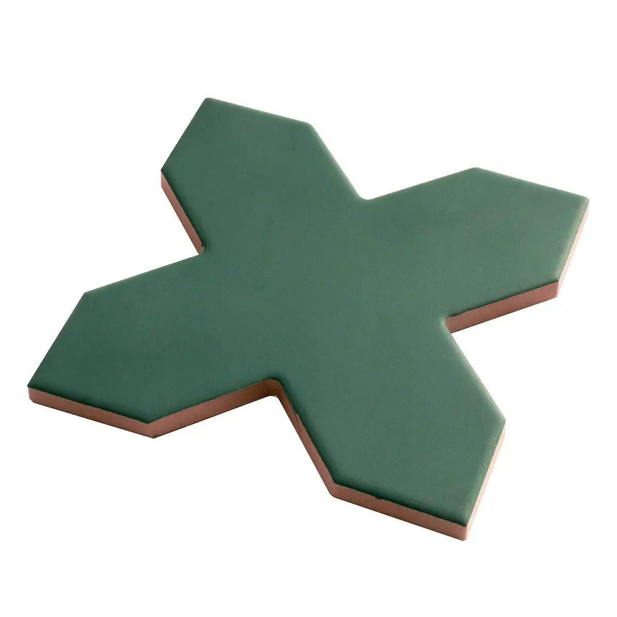 Carmel Sage Green Porcelain Cross Tile | Tile Club