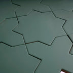 Carmel Sage Green Porcelain Star Tile | Tile Club