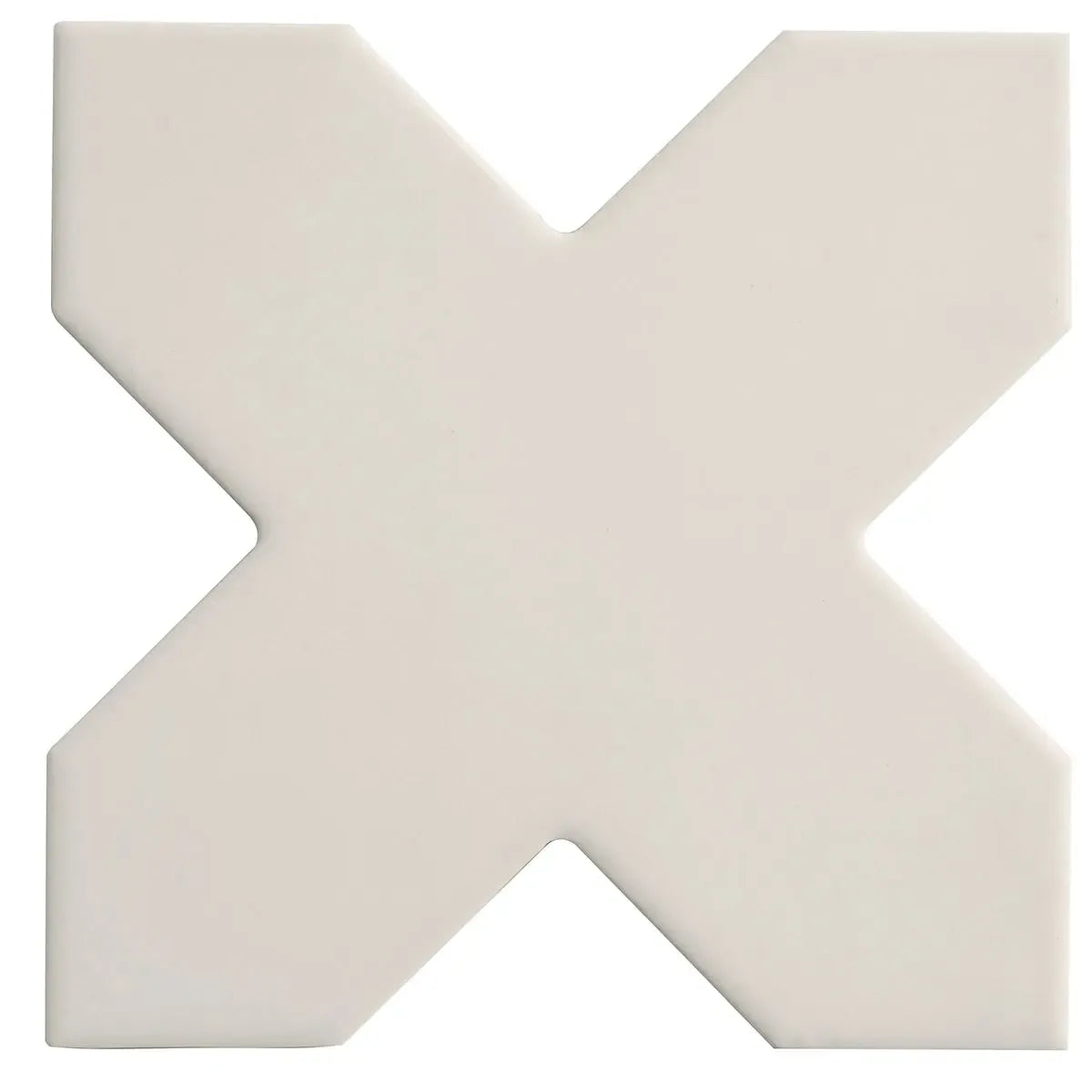Carmel Light Gray Porcelain Cross Tile