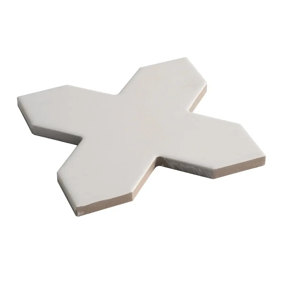 Carmel Light Gray Porcelain Cross Tile | Tile Club