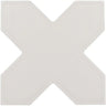 Carmel Light Gray Porcelain Cross Tile Sample Piece