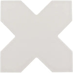 Carmel Light Gray Porcelain Cross Tile Sample Piece | Tile Club