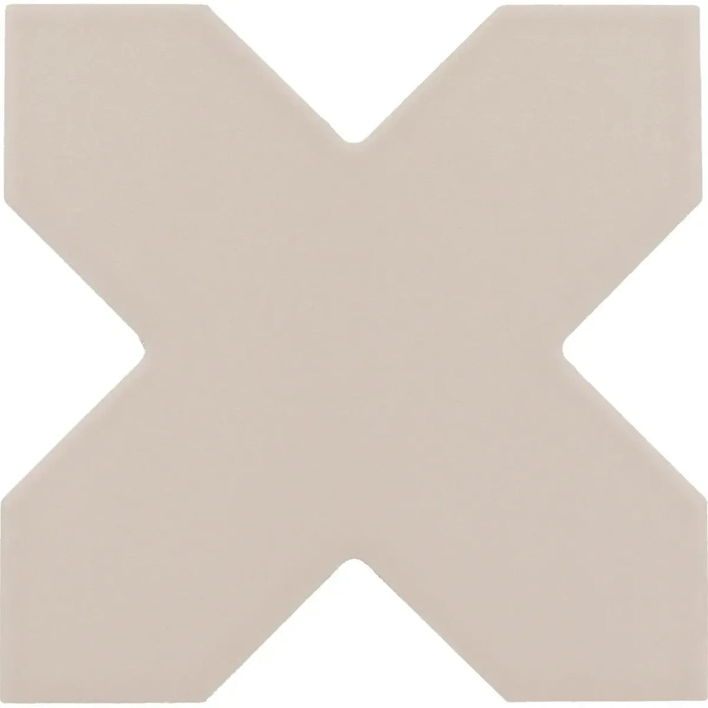 Carmel Warm Taupe Porcelain Cross Tile | Tile Club