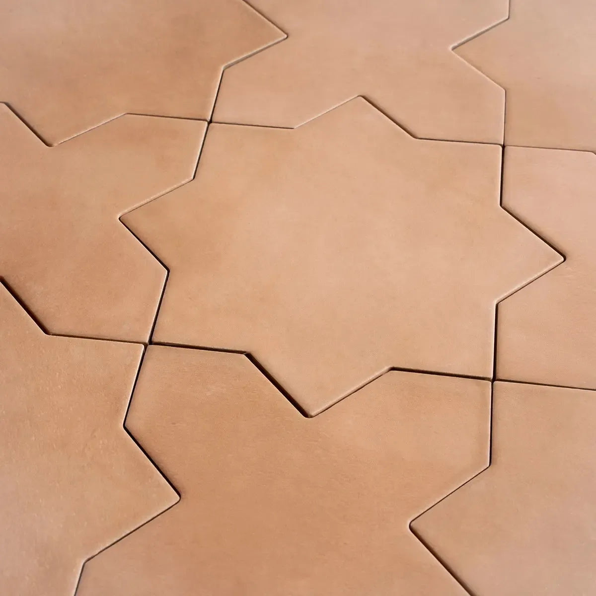 Carmel Terracotta Porcelain Star Tile | Tile Club