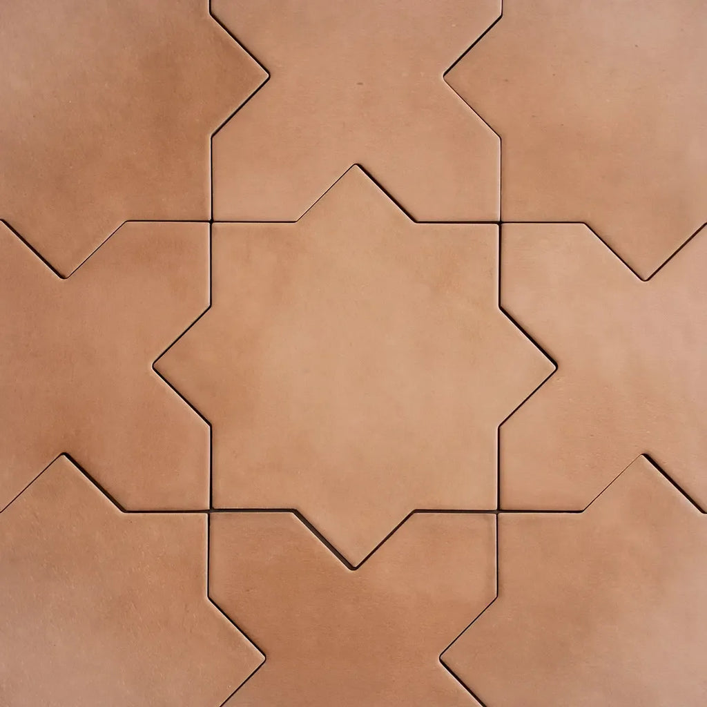 Carmel Terracotta Porcelain Star Tile | Tile Club