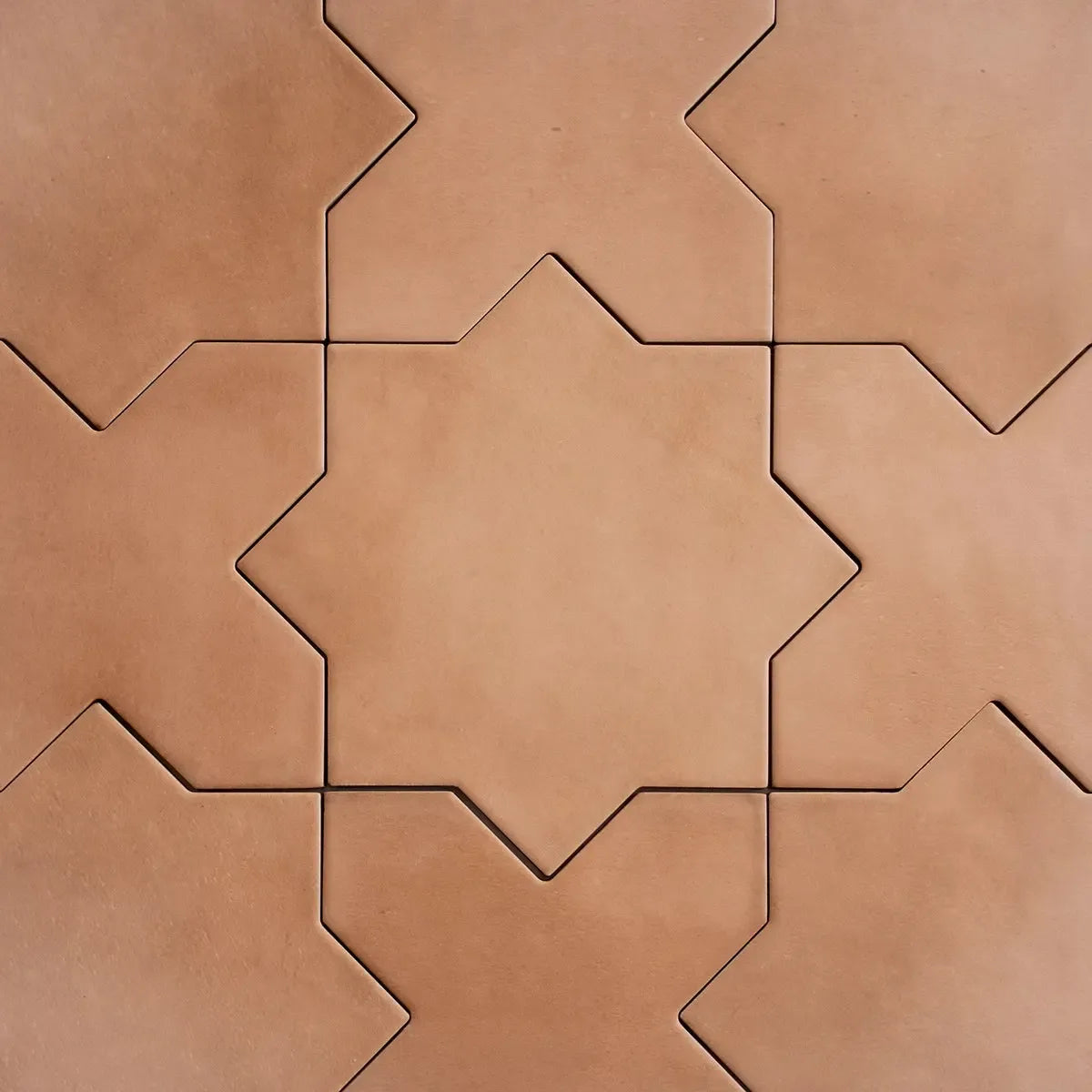 Carmel Terracotta Porcelain Star Tile | Tile Club