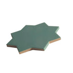 Carmel Sage Green Porcelain Star Tile | Tile Club