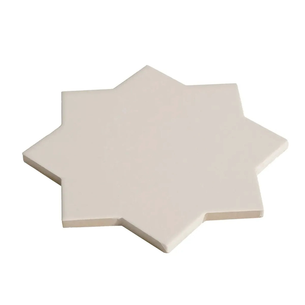 Carmel Light Gray Porcelain Star Tile | Tile Club