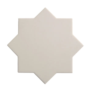 Carmel Light Gray Porcelain Star Tile
