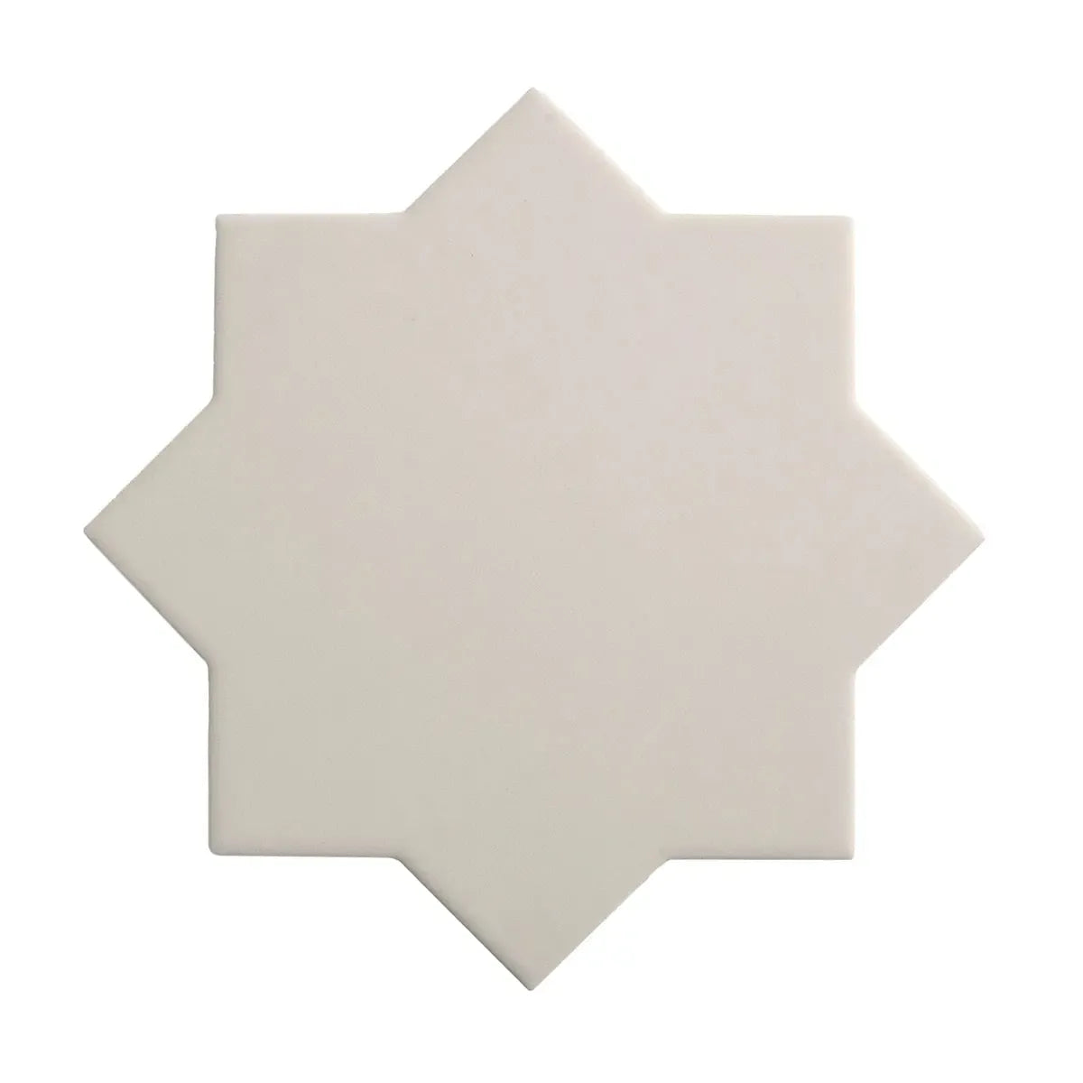Carmel Light Gray Porcelain Star Tile
