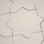 Carmel Light Gray Porcelain Star Tile | Tile Club