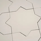 Carmel Light Gray Porcelain Star Tile | Tile Club