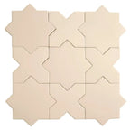 Carmel Warm Taupe Porcelain Star Tile