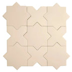 Carmel Warm Taupe Porcelain Star Tile