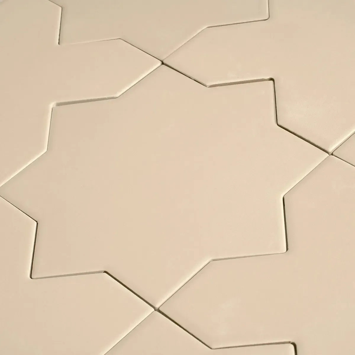 Carmel Warm Taupe Porcelain Star Tile | Tile Club