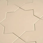 Carmel Warm Taupe Porcelain Star Tile | Tile Club