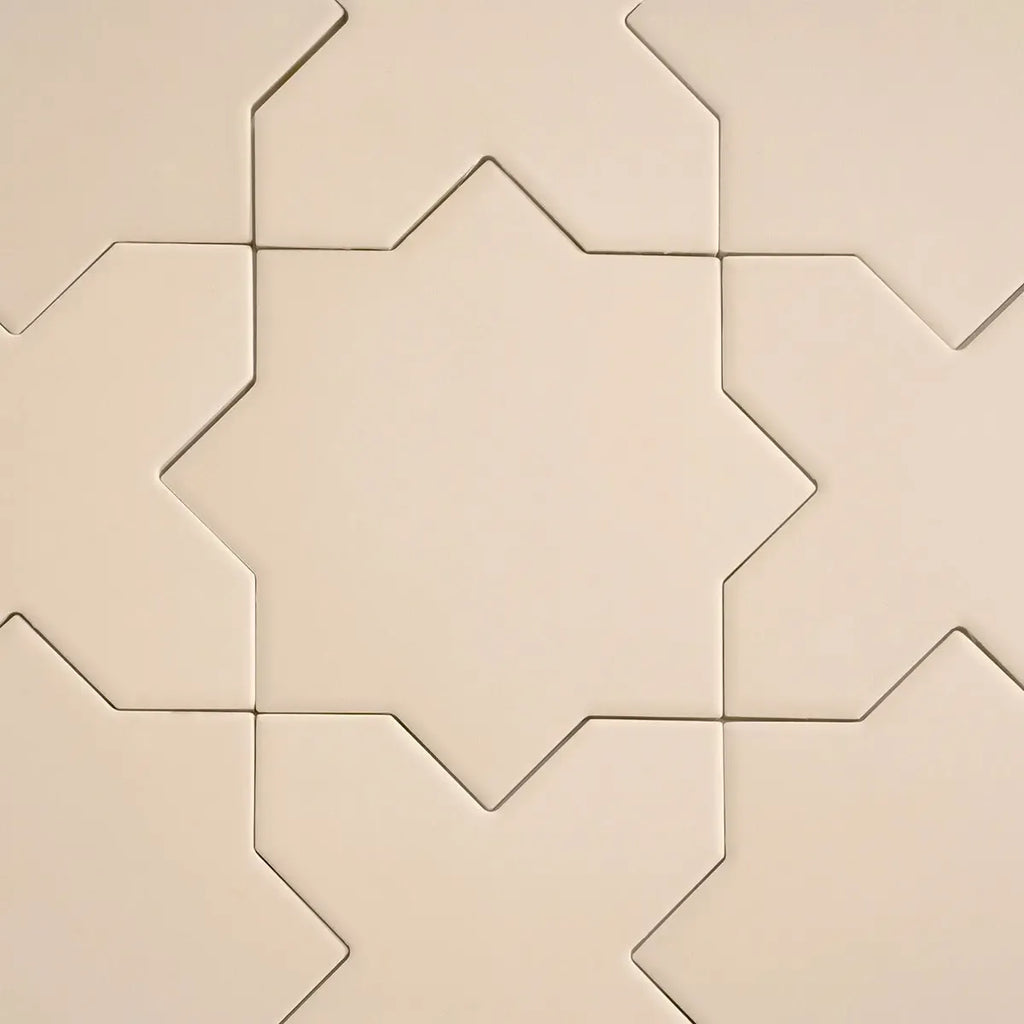 Carmel Warm Taupe Porcelain Cross Tile | Tile Club