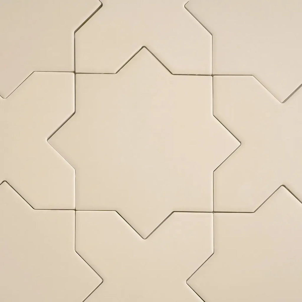 Carmel Warm Taupe Porcelain Star Tile | Tile Club