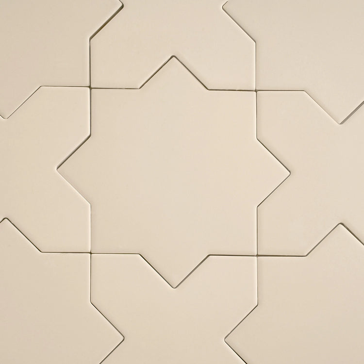 Carmel Warm Taupe Porcelain Star Tile | Tile Club
