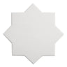 Carmel Matte White Porcelain Star Tile