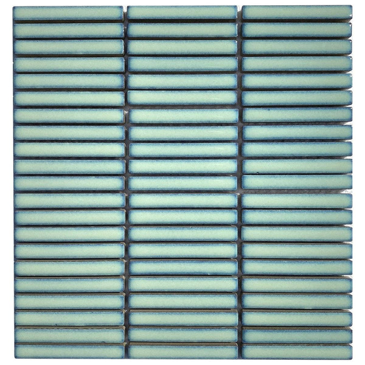 Lattice Green Stacked Brick Sample