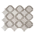 Arabesque Tile Wooden Beige & Athens Grey Mosaic Tile