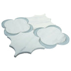 Camelia Dolomiti Bianco & Glass Mosaic Tile | Tile Club