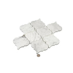 Calacatta Lantern Marble Mosaic Tile | Tile Club