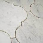 Calacatta Lantern Marble Mosaic Tile | Tile Club