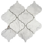 Calacatta Lantern Marble Mosaic Tile | Tile Club