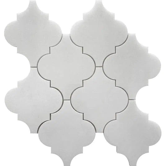 Royal White Lantern Marble Mosaic Tile