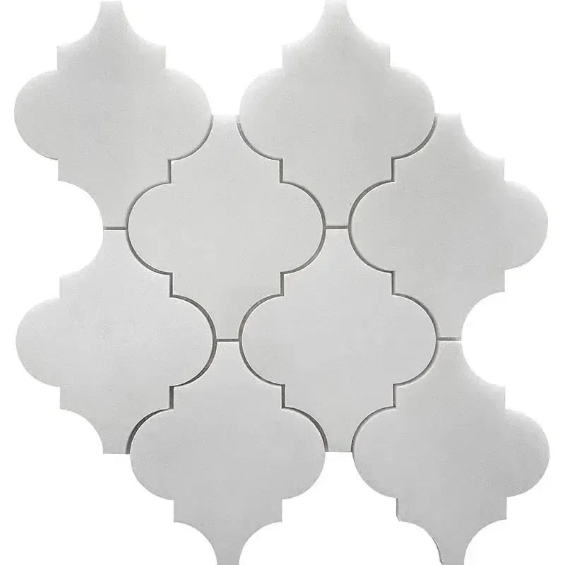 Royal White Lantern Marble Mosaic Tile