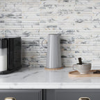 True Arabescato Arc Fluted | Tile Club