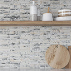 True Arabescato Arc Fluted | Tile Club