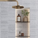 True Carrara Arc Fluted | Tile Club