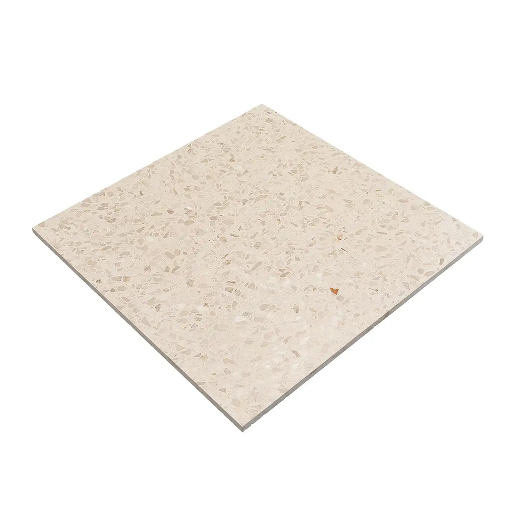 Crema Beige Terrazzo Tile 24" x 24" | Tile Club