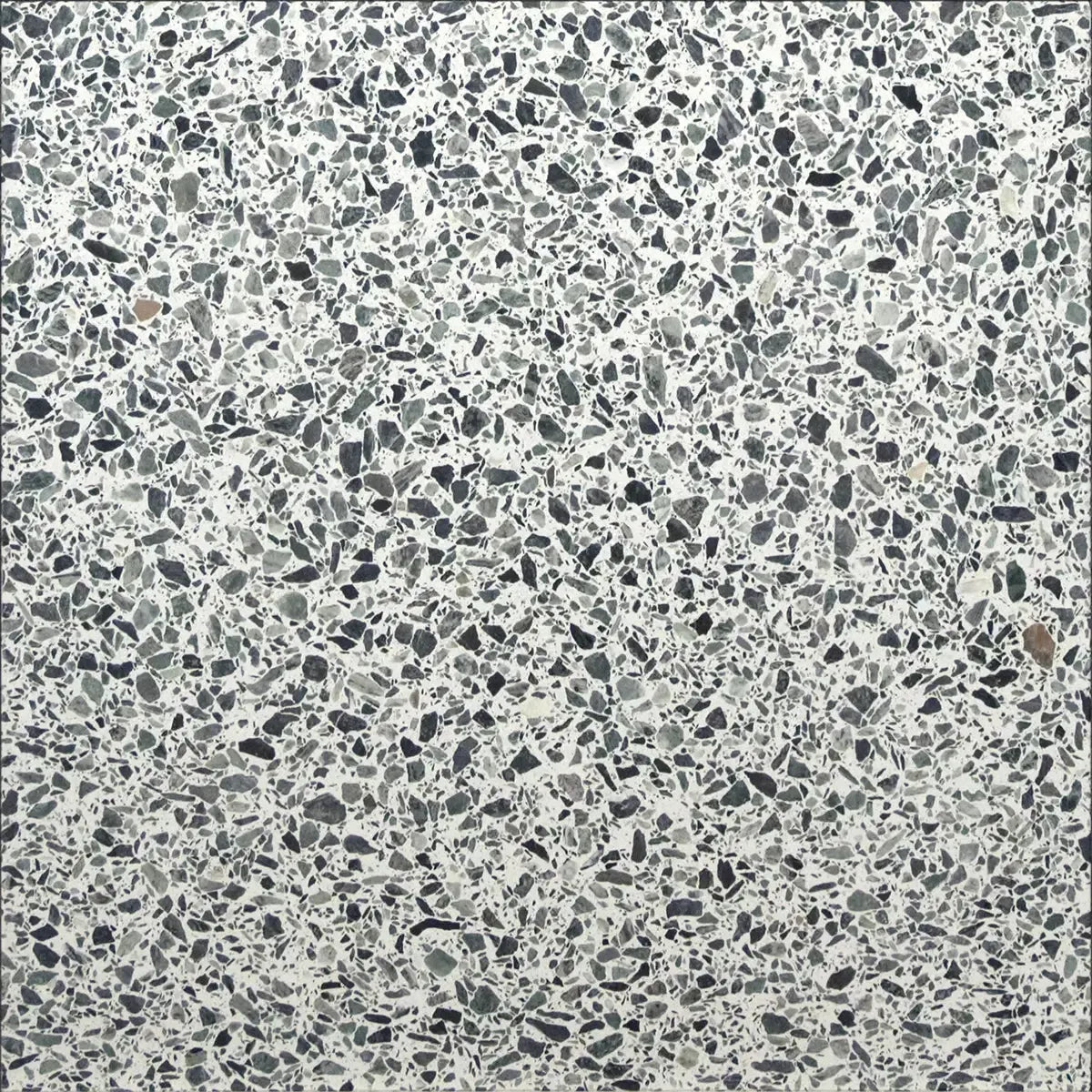 Forest Green Terrazzo Concrete Tile 24" x 24"
