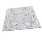 Gray and White Real Terrazzo Tile 24" x 24" | Tile Club