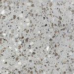 Gray and White Terrazzo Concrete Tile Sample