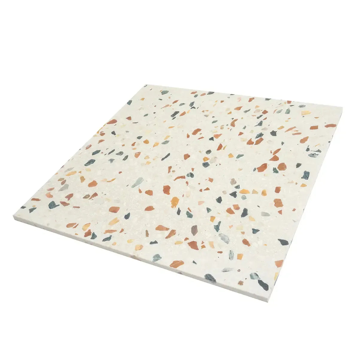 Terracotta Real Terrazzo Tile 24" x 24" | Tile Club
