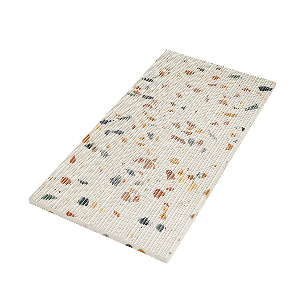 Terracotta Fluted Terrazzo Tile 12" x 24"