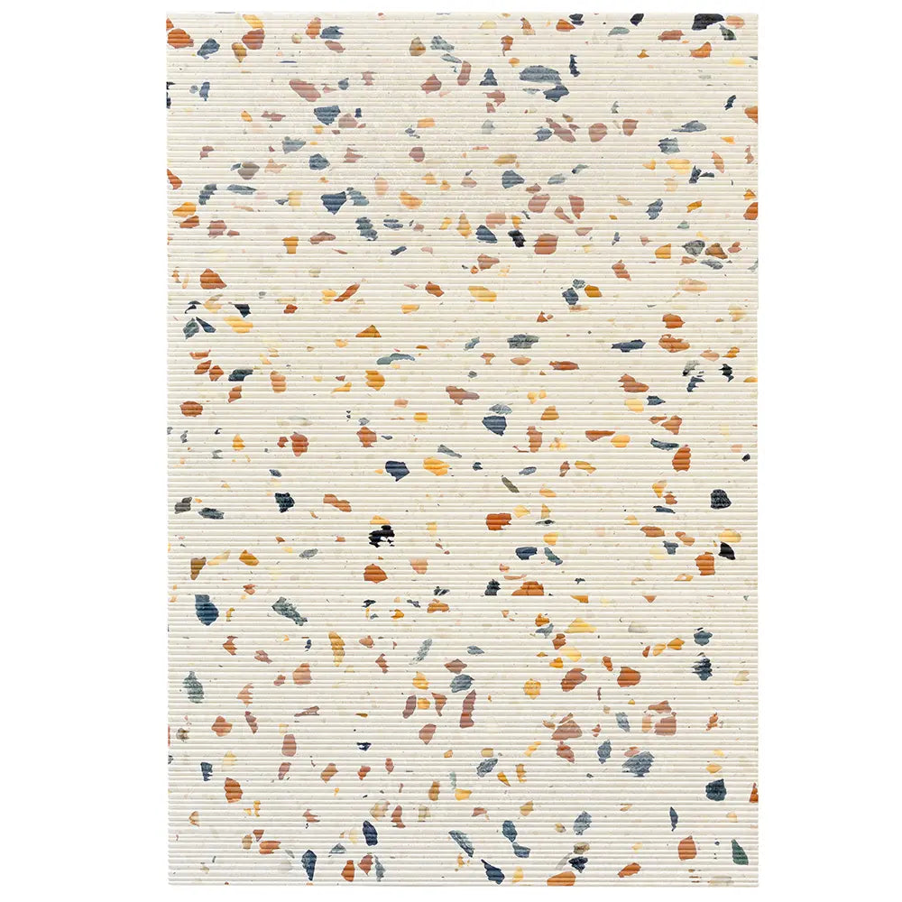 Terracotta Fluted Terrazzo Tile 12" x 24"