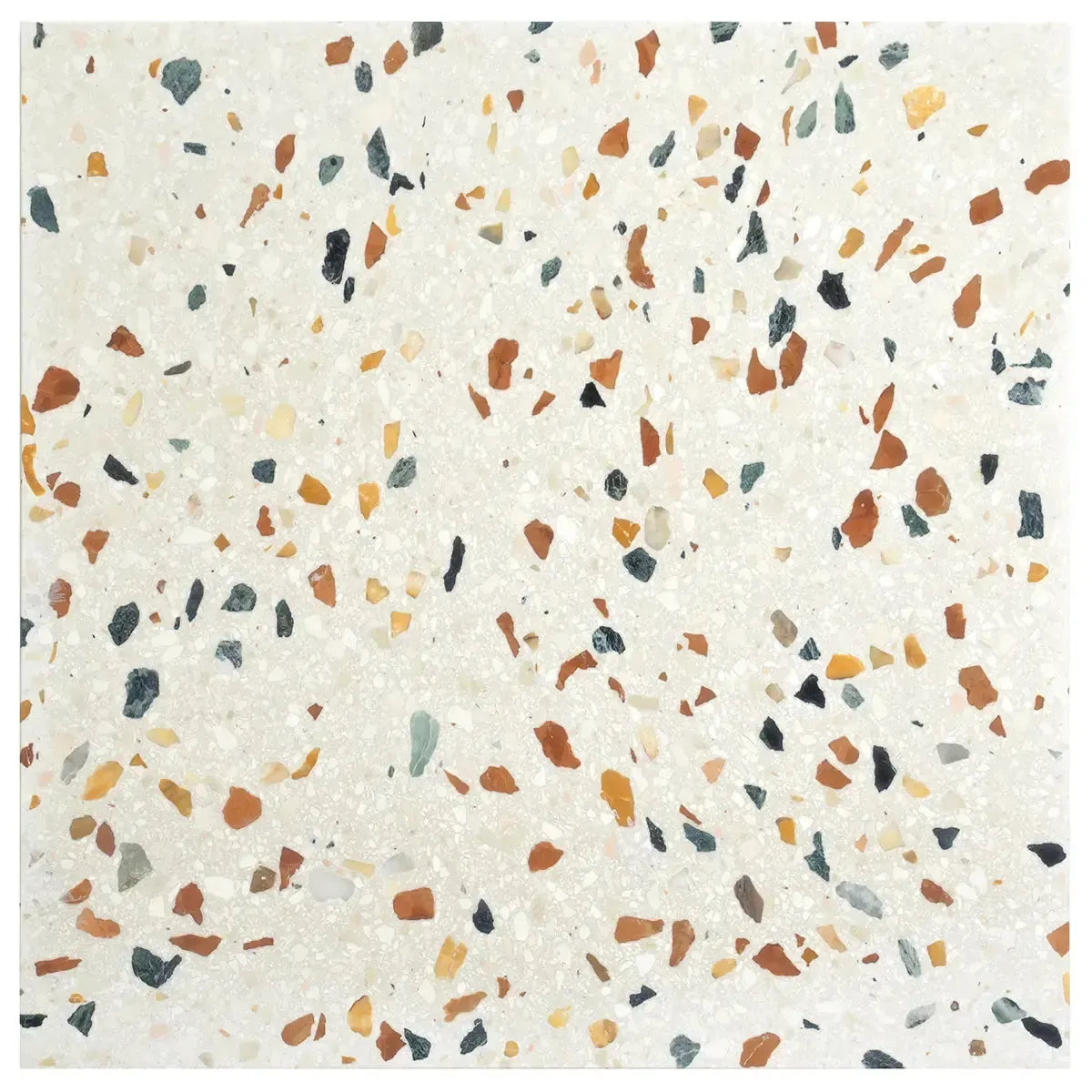 Terracotta Real Terrazzo Tile 24" x 24" | Tile Club