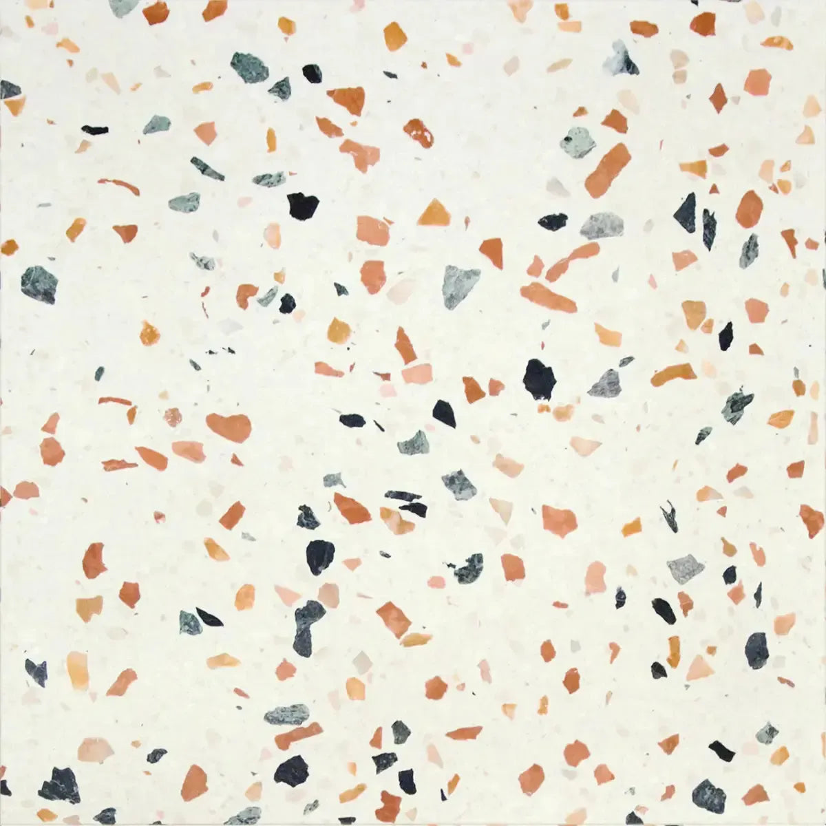 Terracotta Real Terrazzo Tile 24" x 24" | Tile Club
