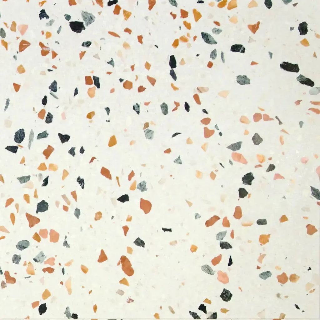 Terracotta Real Terrazzo Tile 24" x 24" | Tile Club