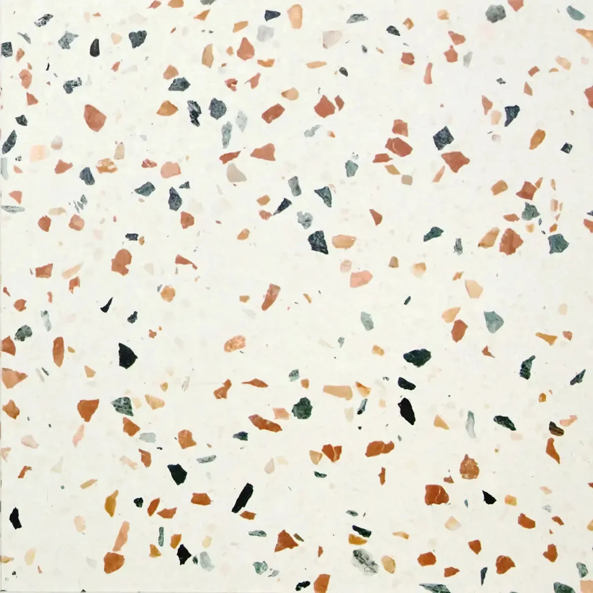 Terracotta Terrazzo Concrete Tile Sample