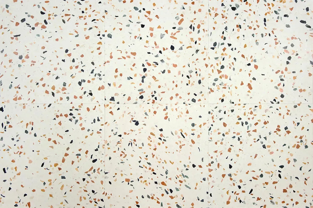 Terracotta Real Terrazzo Tile 24" x 24" | Tile Club