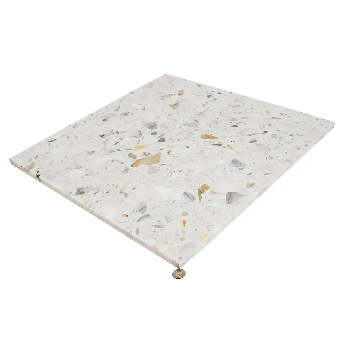 Coastal Sky Real Terrazzo Tile 24" x 24" | Tile Club