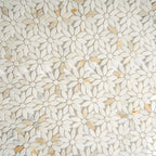 Meadow Calacatta Gold Flower Marble Mosaic Tile | Tile Club